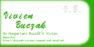 vivien buczak business card